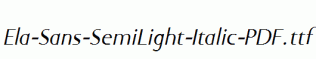 Ela-Sans-SemiLight-Italic-PDF.ttf