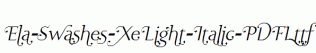 Ela-Swashes-XeLight-Italic-PDF.ttf