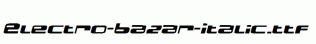 Electro-Bazar-Italic.ttf