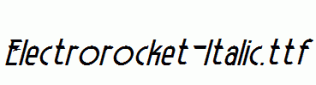 Electrorocket-Italic.ttf