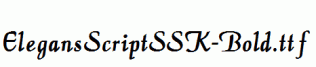 ElegansScriptSSK-Bold.ttf