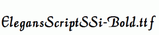ElegansScriptSSi-Bold.ttf