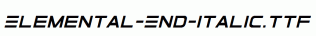 Elemental-End-Italic.ttf