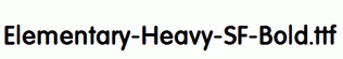 Elementary-Heavy-SF-Bold.ttf