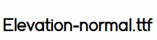 Elevation-normal.ttf