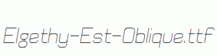 Elgethy-Est-Oblique.ttf