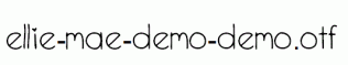 Ellie-Mae-Demo-Demo.otf