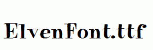 ElvenFont.ttf