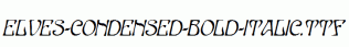 Elves-Condensed-Bold-Italic.ttf