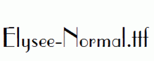 Elysee-Normal.ttf