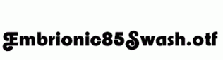 Embrionic85Swash.otf