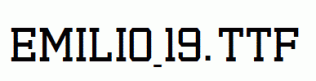 Emilio-19.ttf
