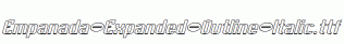 Empanada-Expanded-Outline-Italic.ttf