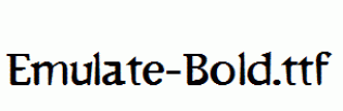 Emulate-Bold.ttf
