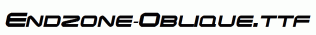 Endzone-Oblique.ttf