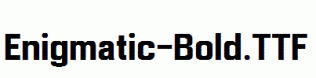 Enigmatic-Bold.ttf