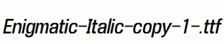 Enigmatic-Italic-copy-1-.ttf