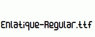 Enlatique-Regular.ttf