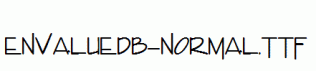 EnvalueDB-Normal.ttf