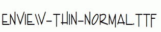 Enview-Thin-Normal.ttf