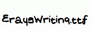 EraysWriting.ttf
