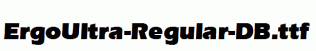 ErgoUltra-Regular-DB.ttf