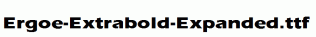 Ergoe-Extrabold-Expanded.ttf