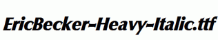 EricBecker-Heavy-Italic.ttf
