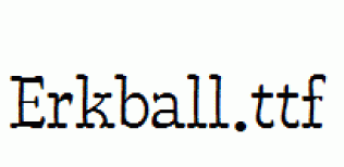 Erkball.ttf