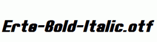 Erte-Bold-Italic.otf