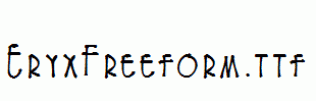 EryxFreeform.ttf