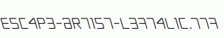 Escape-Artist-Leftalic.ttf