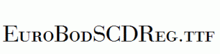 EuroBodSCDReg.ttf