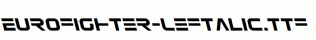 Eurofighter-Leftalic.ttf