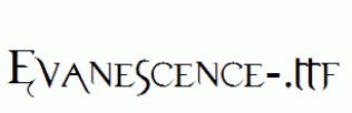 Evanescence-.ttf