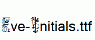 Eve-Initials.ttf