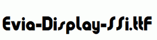 Evia-Display-SSi.ttf
