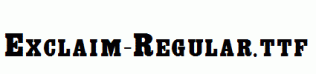 Exclaim-Regular.ttf