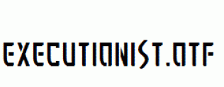 Executionist.otf
