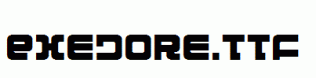 Exedore.ttf