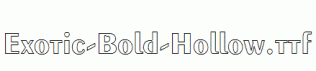 Exotic-Bold-Hollow.ttf