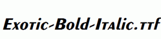 Exotic-Bold-Italic.ttf
