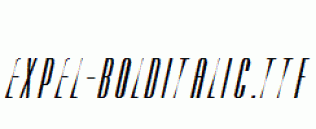 Expel-BoldItalic.ttf