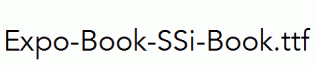 Expo-Book-SSi-Book.ttf