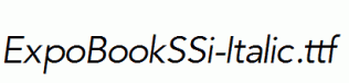 ExpoBookSSi-Italic.ttf