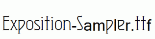 Exposition-Sampler.ttf