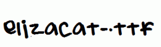 elizacat-.ttf