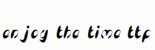 enjoy-the-time.ttf