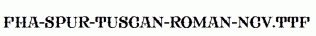 FHA-Spur-Tuscan-Roman-NCV.ttf