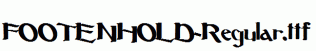 FOOTENHOLD-Regular.ttf